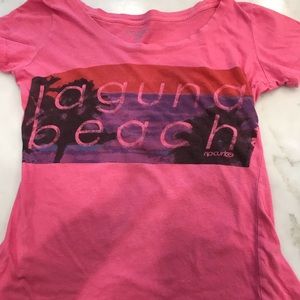 Pink “Laguna Beach” Rip Curl Shirt Size M